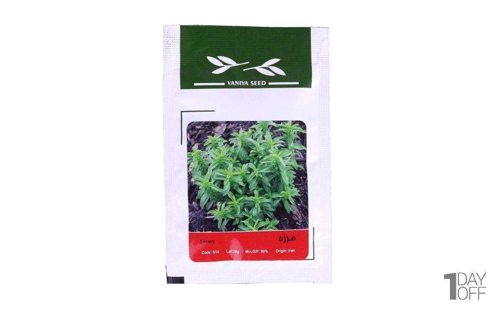 بذر مرزه (ُSavory) وانیا آذر سبزینه کد S14 مقدار 30 گرم