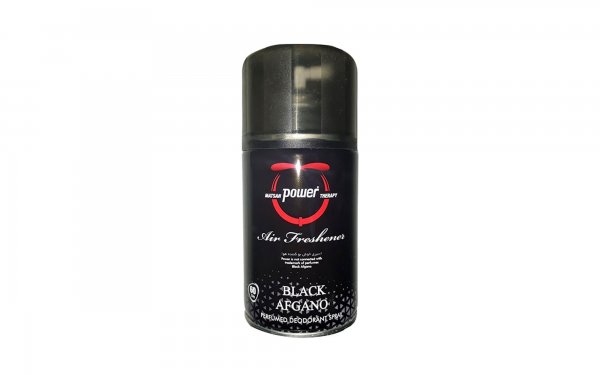 اسپری خوشبوکننده هوا مدل Black Afgano پاور مقدار 260 میلی‌لیتر