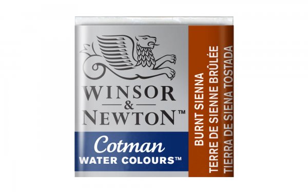 قرص آبرنگ وینزور (Winsor) سری Cotman رنگ BURNT SIENNA