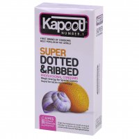 کاندوم کاپوت (kapoot)  Super Dotted & Ribbed