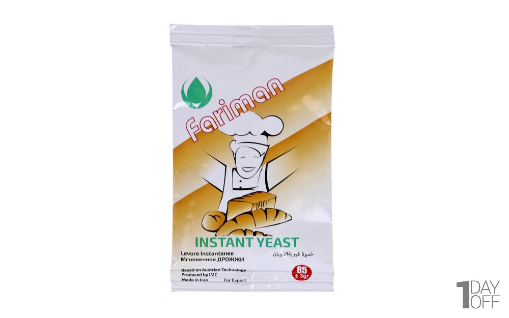 خمیرمایه خشک فوری فریمان مقدار 85 گرم 