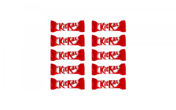 مینی شکلات کیت‌کت نستله (Kitkat Nestle) بسته 10 عددی 