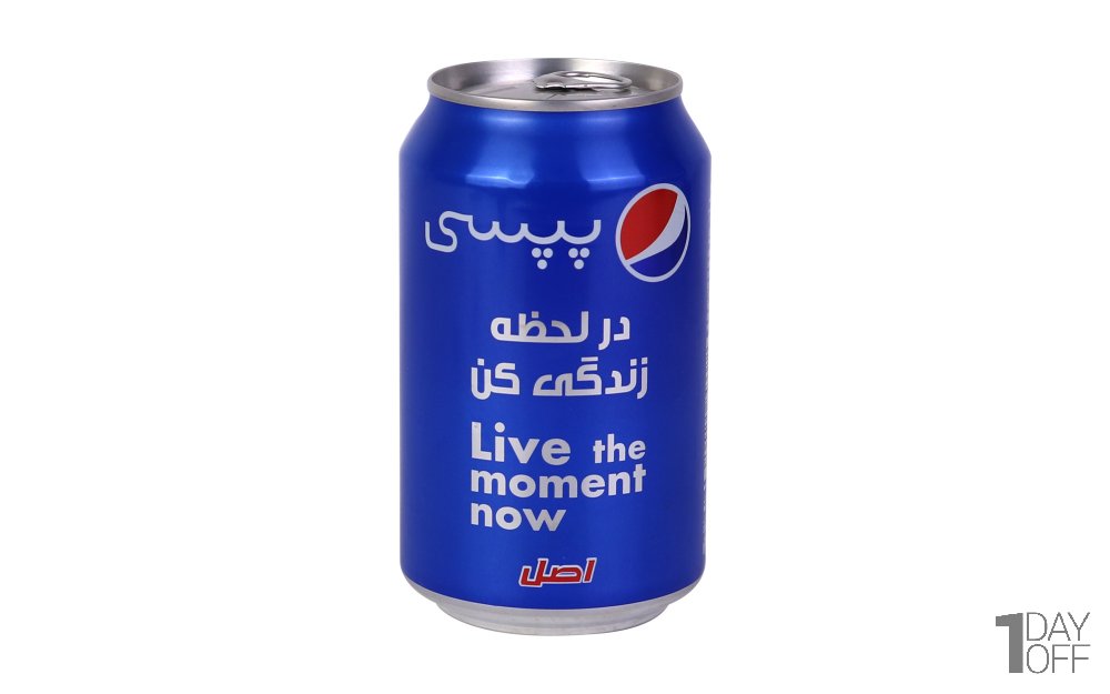 نوشابه قوطی پپسی (Pepsi) مقدار 330 میلی‌لیتر