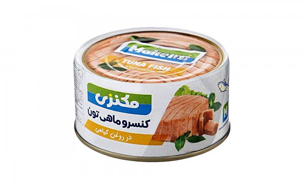 کنسرو ماهی تون در روغن گیاهی مکنزی مقدار 180 گرم