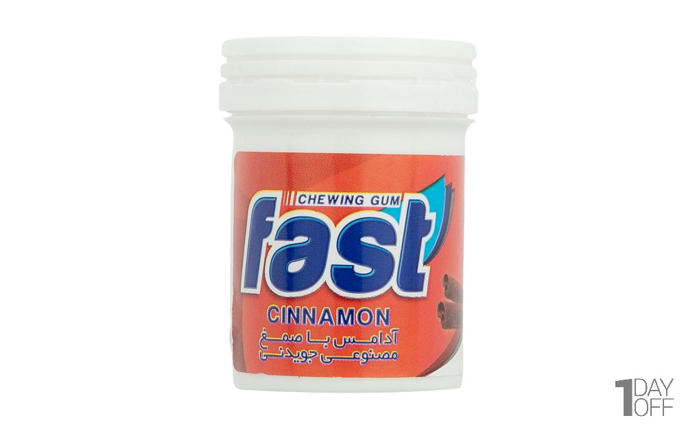  آدامس با طعم دارچین فست (fast) مقدار 24 گرم 
