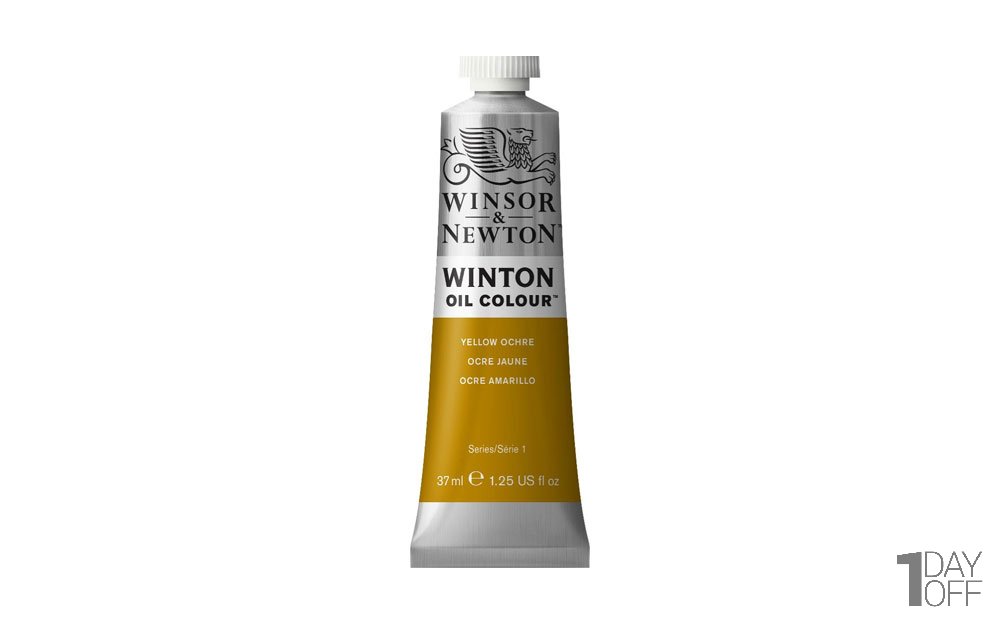 رنگ روغن وینزور (Winsor) سری Winton مقدار 200 میلی‌لیتر رنگ YELLOW OCHRE