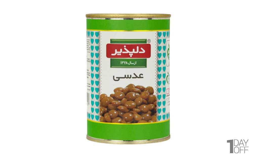 کنسرو عدسی دلپذیر مقدار 420 گرم 