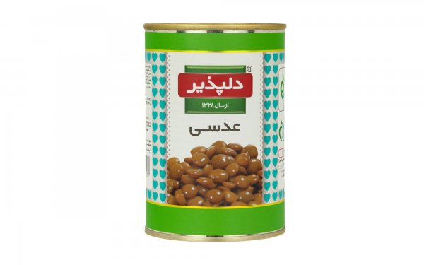 کنسرو عدسی دلپذیر مقدار 420 گرم 