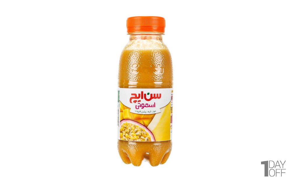 اسموتی موز، انبه و پشن‌فروت سن‌ایچ مقدار 300 میلی‌لیتر