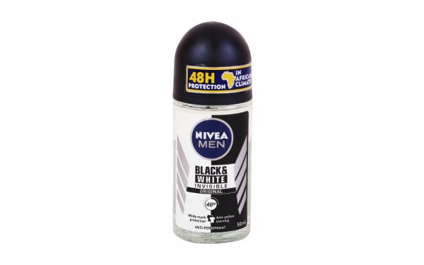 رول ضدتعریق مردانه Black & White نیوآ (Nivea) مقدار 50 میلی‌لیتر