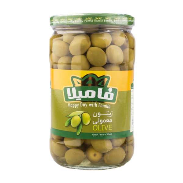 زیتون معمولی فامیلا مقدار 650 گرم