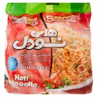 نودل مرغ و گوجه‌فرنگی هاتی‌کارا گلستان مقدار 75 گرم بسته 5 عددی
