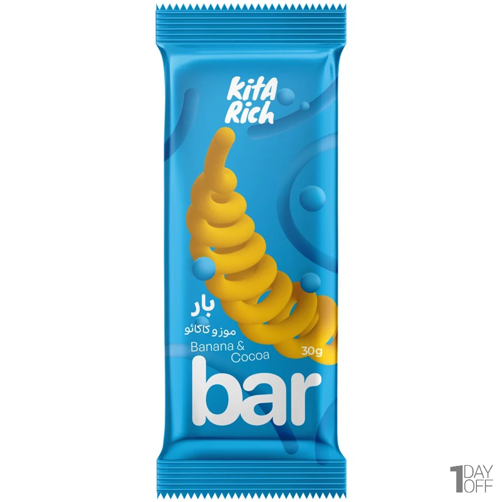 بار موز و کاکائو کیتاریچ مقدار 30 گرم