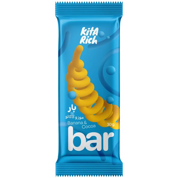 بار موز و کاکائو کیتاریچ مقدار 30 گرم
