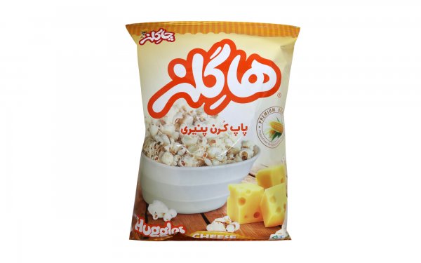 پاپ‌کرن پنیری هاگلز مقدار 45 گرم