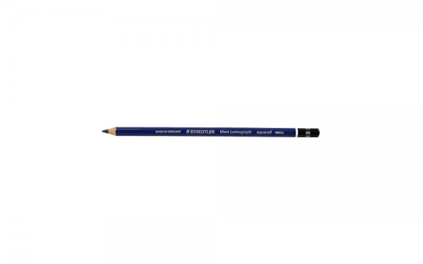 مداد مشکی طراحی آبرنگی استدلر (Staedtler) مدل Mars Lumograph Aquarell نوع 8B