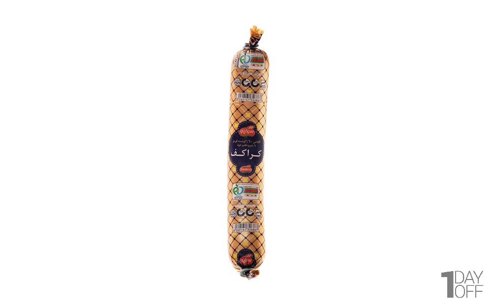 کالباس کراکف با پنیر و طعم دود 60% گوشت قرمز سولیکو کاله مقدار 300 گرم