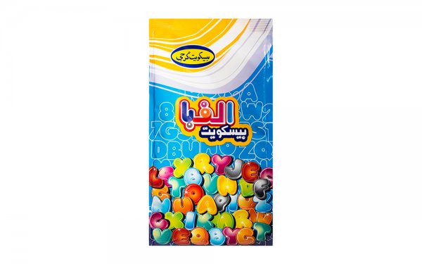 بیسکویت الفبا انگلیسی گرجی مقدار 100 گرم