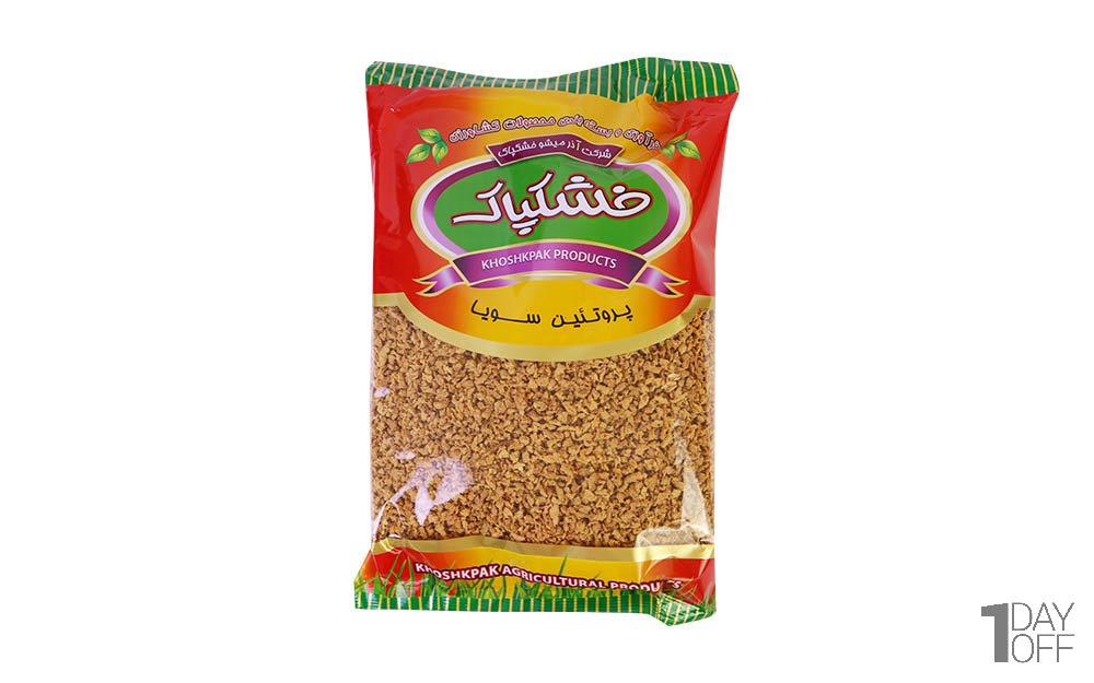 پروتئین سویا خشکپاک مقدار 900 گرم