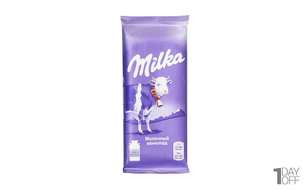 شکلات شیری میلکا (MILKA) مقدار 85 گرم