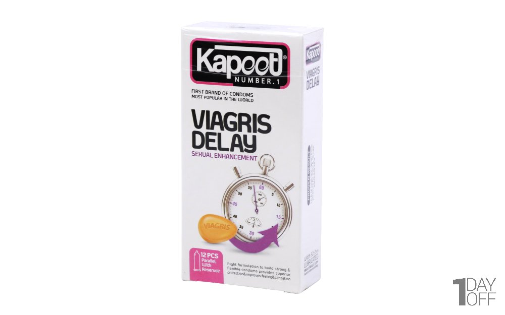 کاندوم کاپوت (Kapoot) مدل Viagris Delay