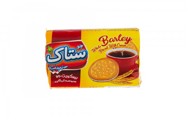 بیسکویت جو سبوس‌دار و کرمدار ستاک مقدار 150 گرم 