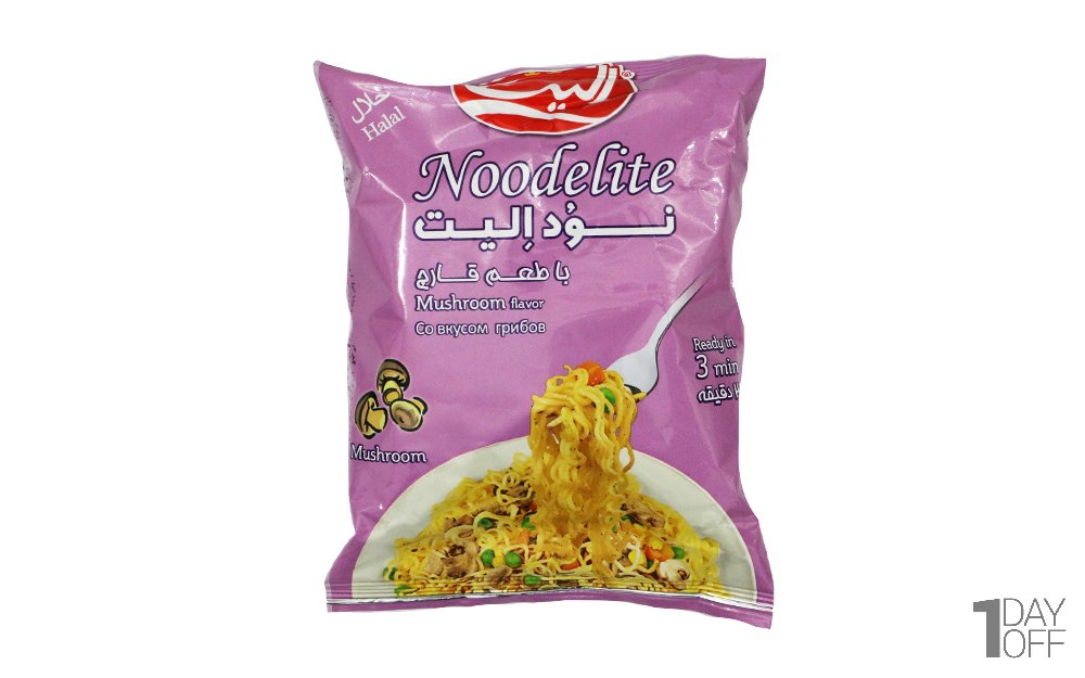 نودل با طعم قارچ الیت مقدار 75 گرم