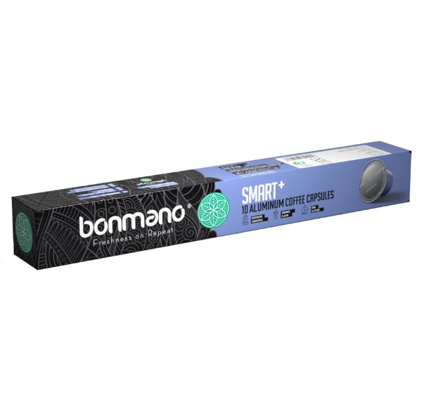 کپسول قهوه اسمارت‌پلاس (+Smart) بن‌مانو بسته 10 عددی