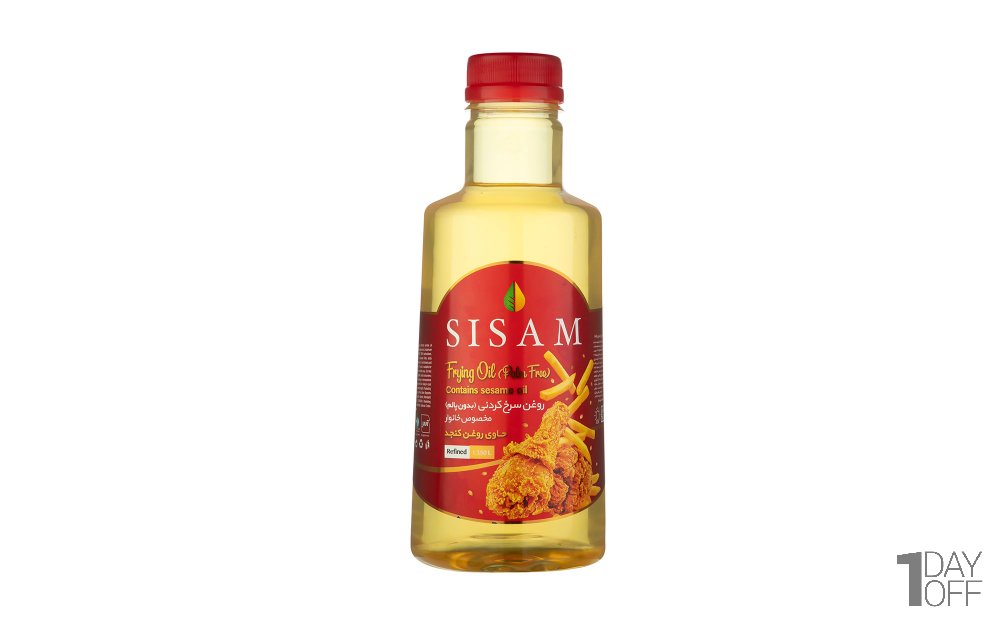 روغن سرخ‌کردنی حاوی روغن کنجد سی‌سام مقدار 1.35 لیتر 