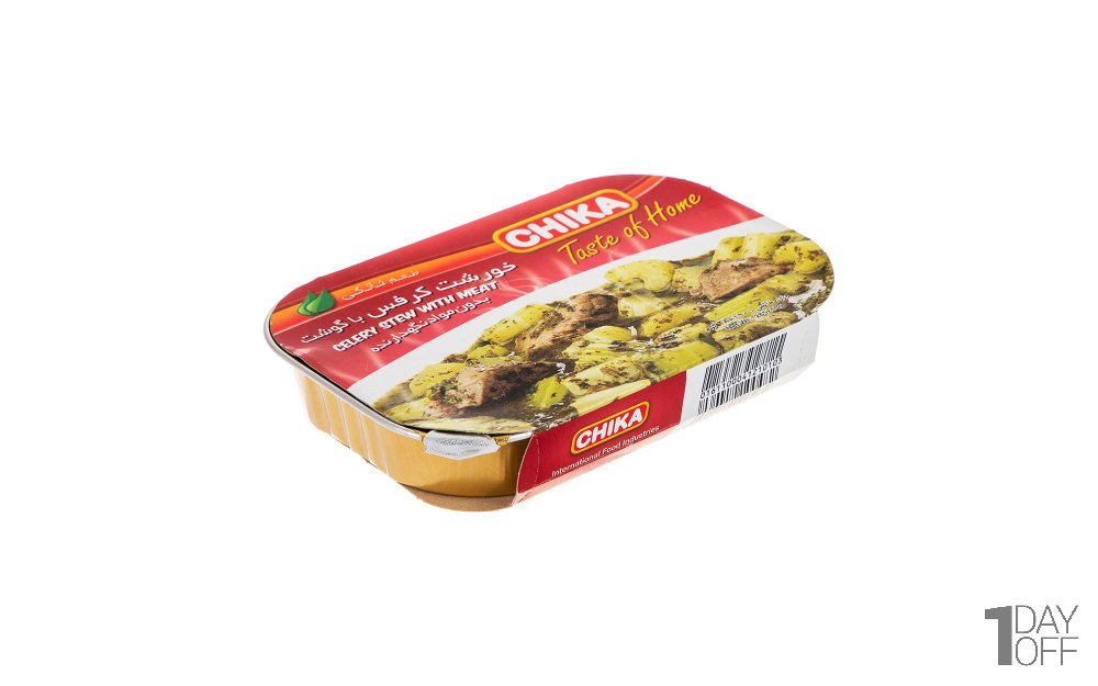 خورشت کرفس با گوشت چیکا مقدار 285 گرم