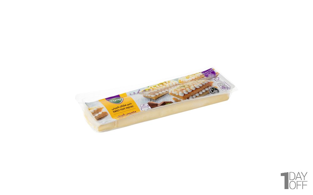 خمیر هزارلای شیرینی پمینا کاله مقدار 400 گرم