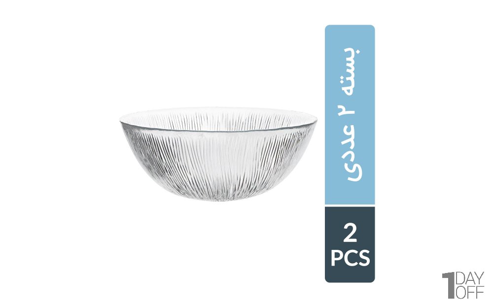 کاسه سالاد خوری نوری‌تازه مدل SOLO بسته 2 عددی