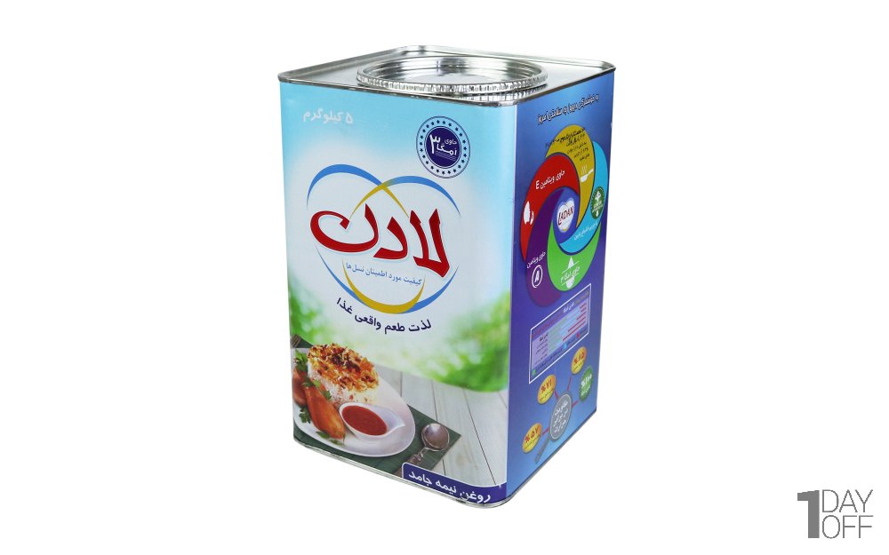 روغن نیمه جامد حاوی امگا3  لادن مقدار 5 کیلوگرم