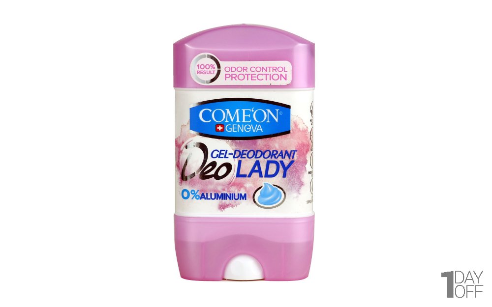 دئودورانت ژل زنانه (Deo Lady) صورتی کامان مقدار 75 میلی‌لیتر