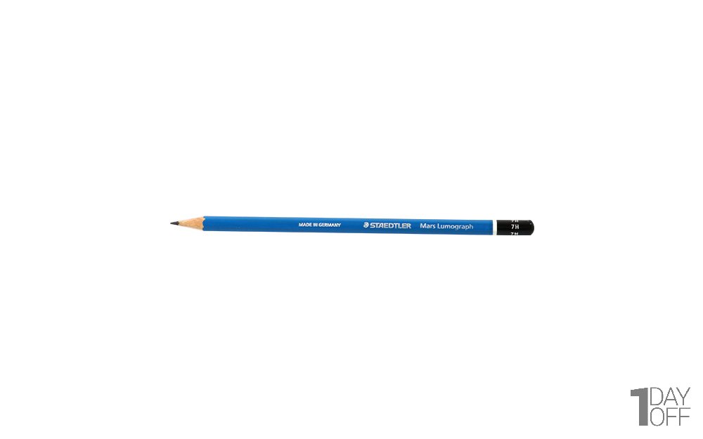 مداد مشکی طراحی استدلر (Staedtler) مدل Mars Lumograph نوع 7H