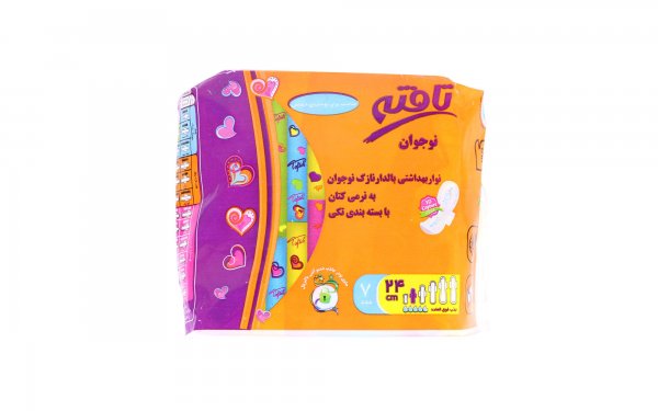 نوار بهداشتی بالدار نازک تافته مدل نوجوان بسته 7 عددی 