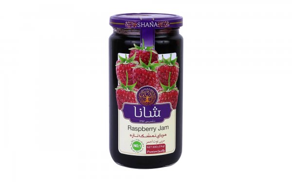مربا تمشک تازه شانا مقدار 830 گرم