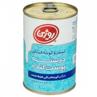 کنسرو گوجه‌فرنگی درسته پوست کنده روژین 410 گرم 