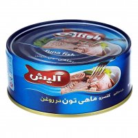 کنسرو تن ماهی آلیش مقدار 180 گرم