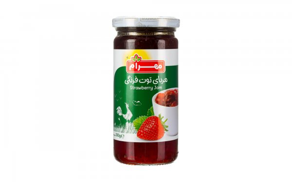 مربا توت فرنگی مهرام مقدار 300 گرم