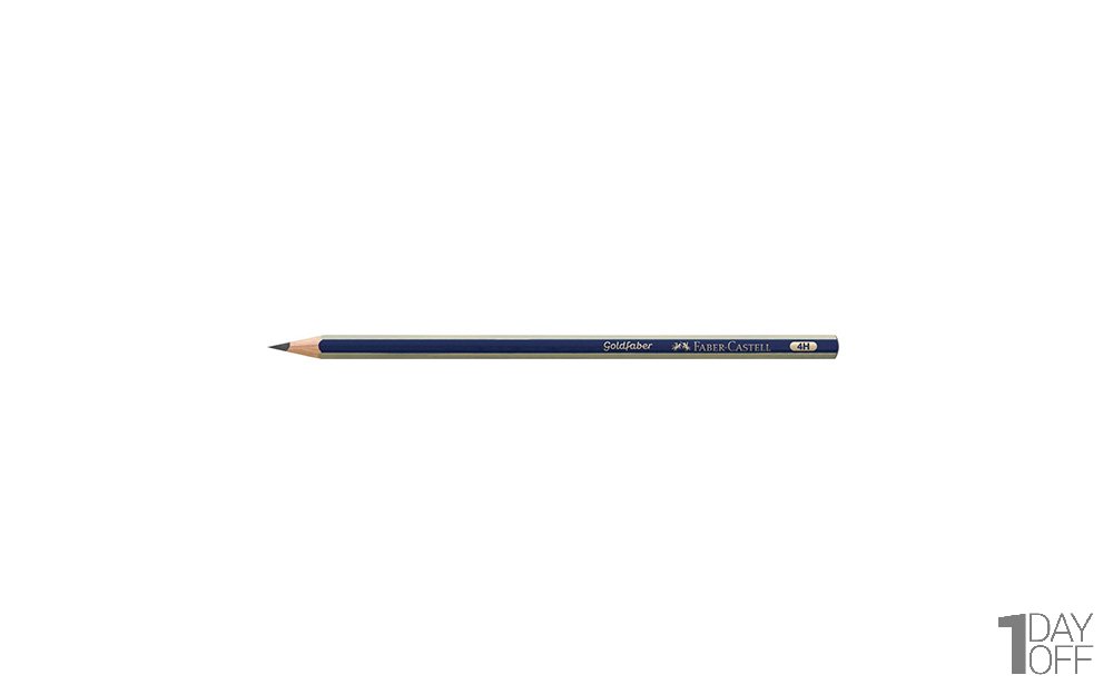 مداد مشکی فابر کاستل (Faber Castell) مدل Goldfaber نوع 4H