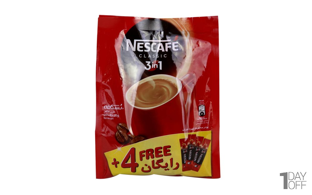 کافی‌میکس نسکافه (NESCAFE) مقدار 4+20 عددی 
