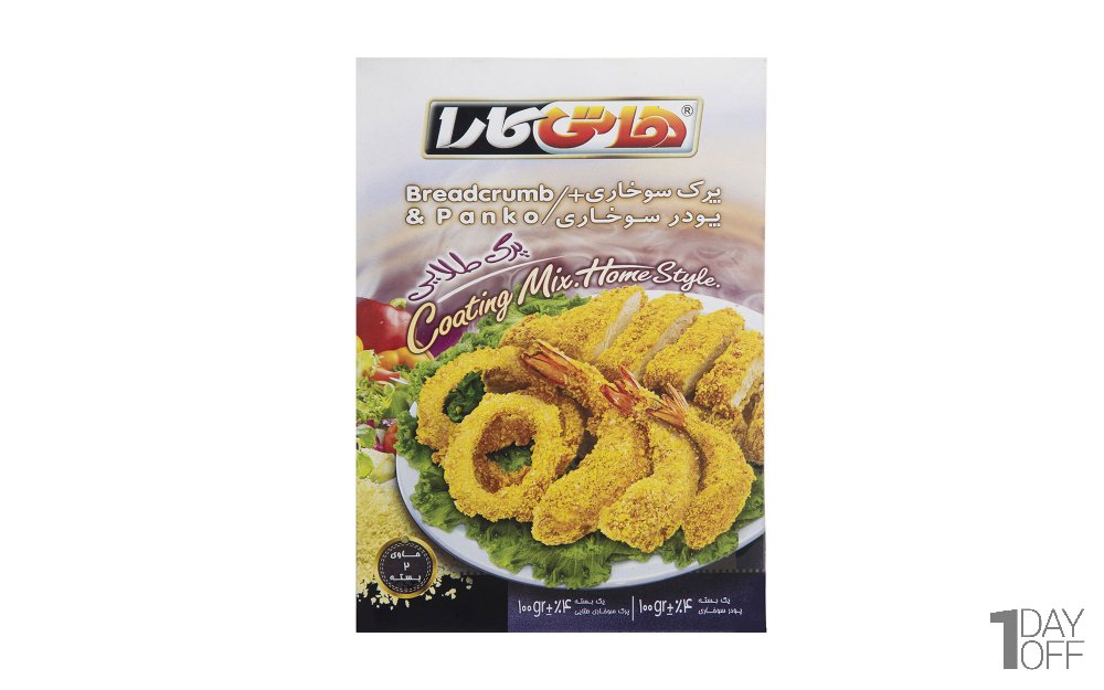 پودر سوخاری+پرک سوخاری هاتی‌کارا گلستان بسته دو عددی مقدار 100 گرم
