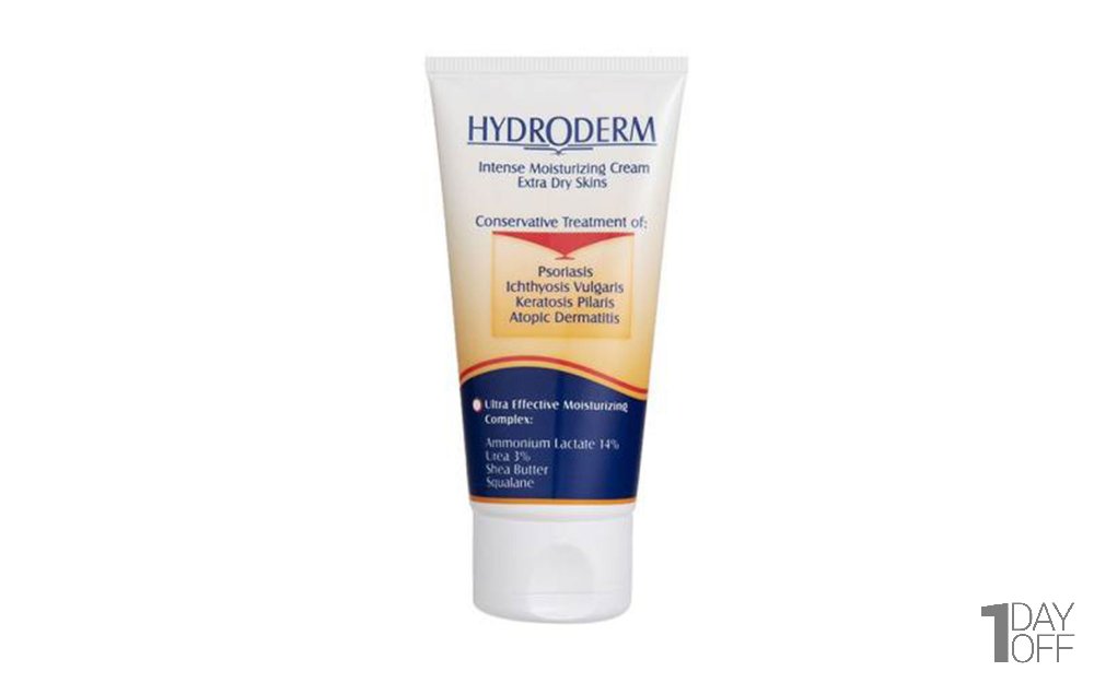 کرم مرطوب‌کننده قوی دست و صورت مدل Extra Dry Skins هیدرودرم مقدار 50 میلی‌لیتر 