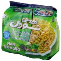 نودل سبزیجات هاتی‌کارا گلستان مقدار 75 گرم بسته 5 عددی