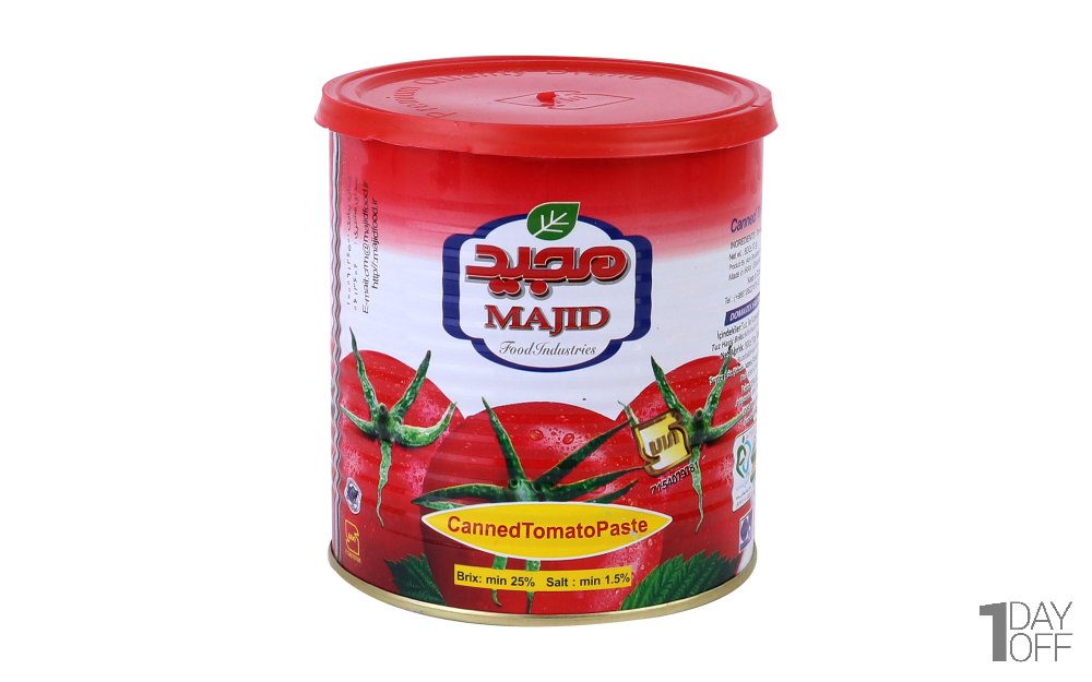 رب گوجه‌فرنگی مجید مقدار 800 گرم