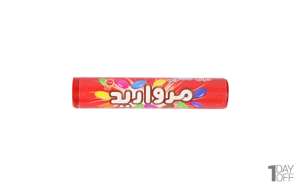 دراژه کاکائویی استوانه‌‎ای مروارید مینو مقدار 20 گرم