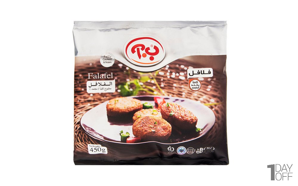 فلافل ب.آ مقدار 450 گرم