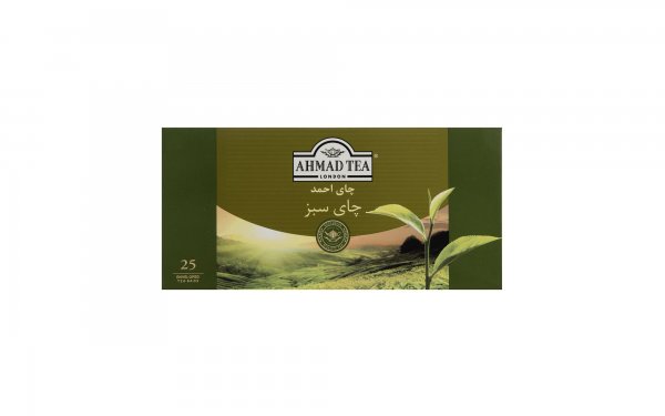 چای کیسه‌ای سبز احمد بسته 25 عددی