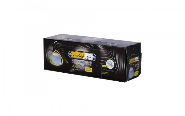 کیسه زباله بنددار 50x60 سانتی‌متر کاور لوکس بسته 25 عددی